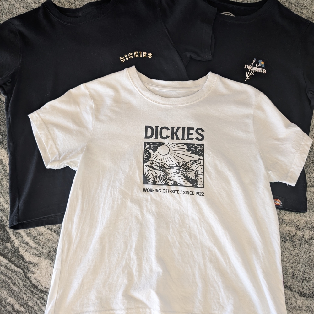 Dickies Black and White Graphic Tees
